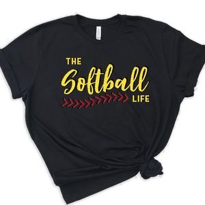 Women's Girls Softball Top